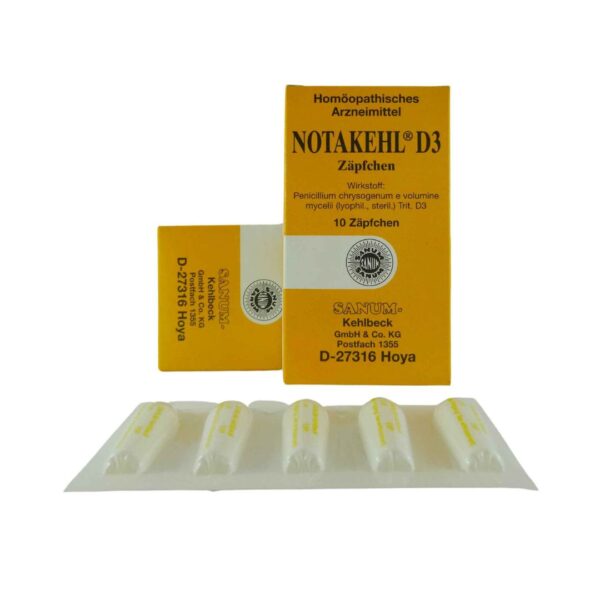 Sanum Notakehl (D3) Suppositories x 10 Pack