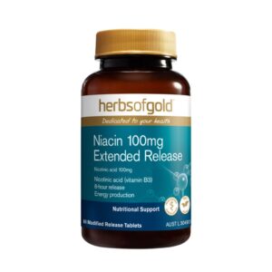 Herbs of Gold Niacin 100mg Extended Release 60t