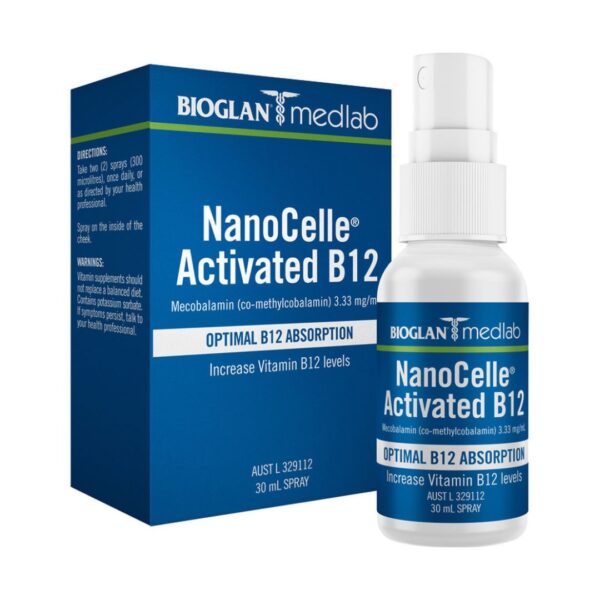 Bioglan Medlab NanoCelle Activated B12 Spray 30ml