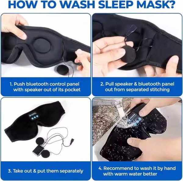 Sleep mask maintenance